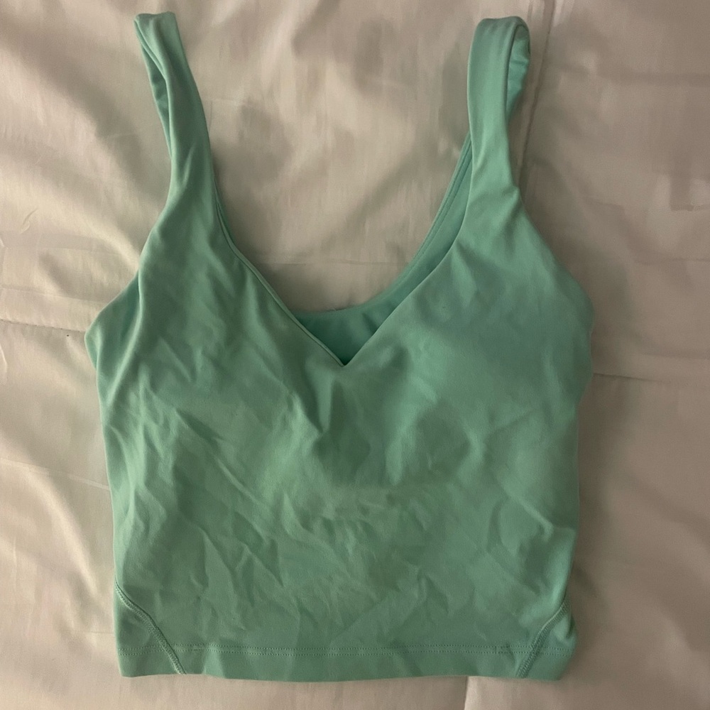 LULULEMON Align Tank top Turquoise-SIZE 2
